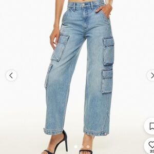 DENIM FORUM 90’S MILLIE HI-RISE CARGO JEAN